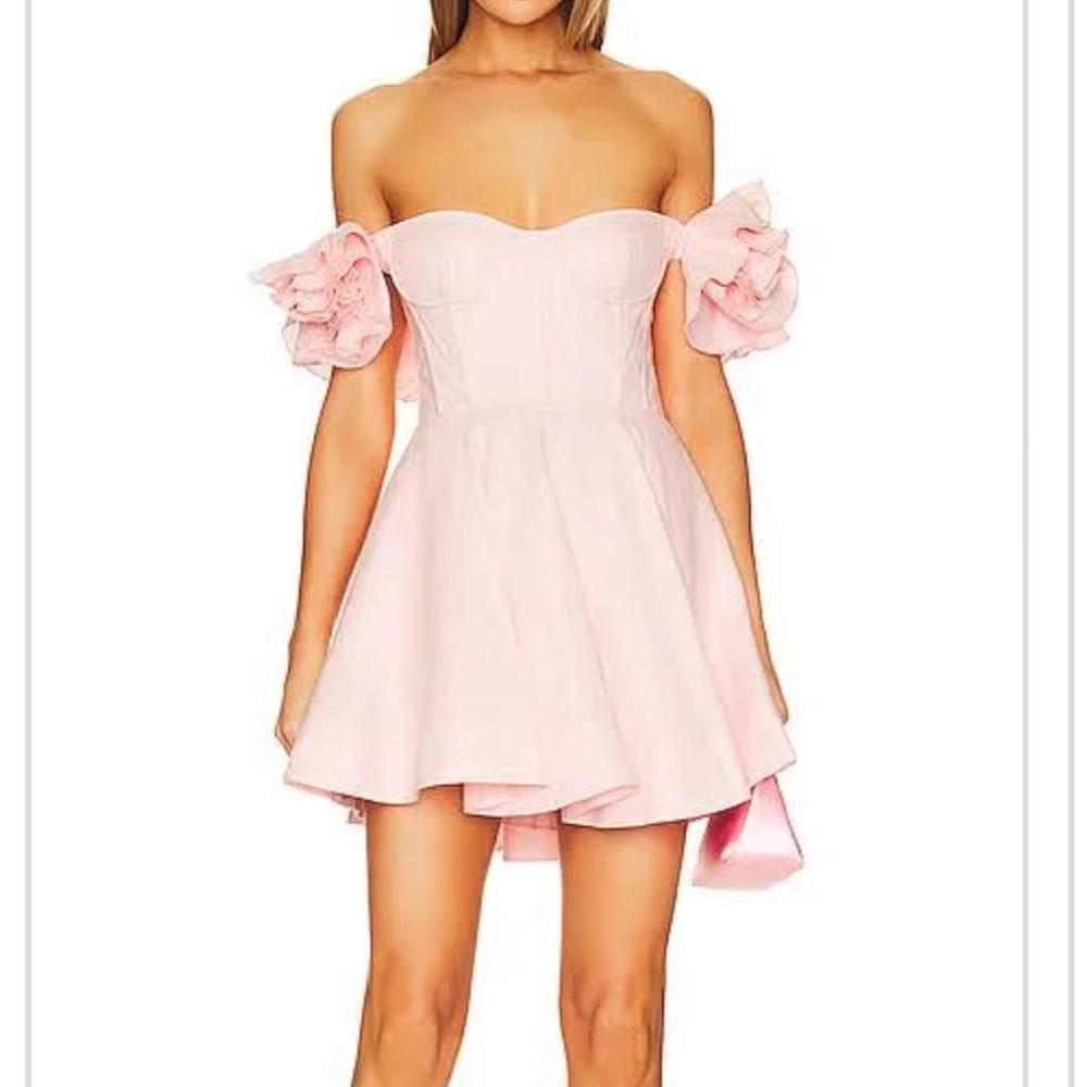 REVOLVE Bardot Sigma dress, pink, size small, WORN ONCE